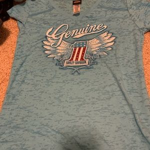 Women’s Harley t shirt with bling